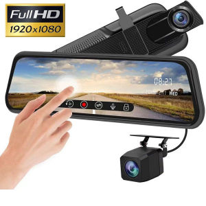 K12 Car Camera Dash Cam HD 170°Night Vision Dash Cam 2K Sony Lens IPS Touch Screen On-Dash Video1080P Rear Lens Dashcamera For Car