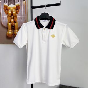 Áo PoLo nam nữ tay ngắn vải cotton mịn thoáng mát phối viền cổ áo đẹp thuê ong vàng mẫu mới Menswear top áo