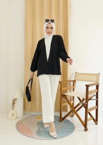 Basic id fashion BISA COD BIG SALE Cardigan kella crinkle airflow premium / Cardigan wanita jumbo / Cardi korean style / Outer muslim