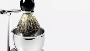 GRUTTI Shaving Brush Kit For Men 3 In 1 Shaving Brush Set Includes Shaving Brush Shaving Bowl Shaving Stand