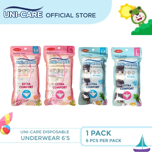 Uni-Care Disposable Underwear 6's