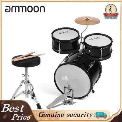 Muslady Children Junior Beginners 3-Piece Drums Kit with Cymbal Drumsticks(Local sale 2 days to arrive)