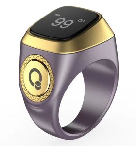 Ready stock Malaysia!zikr ring Iqibla Smart Tasbih Tally Counter Ring for Muslims Zikr1 Smart Ring Max count 9999