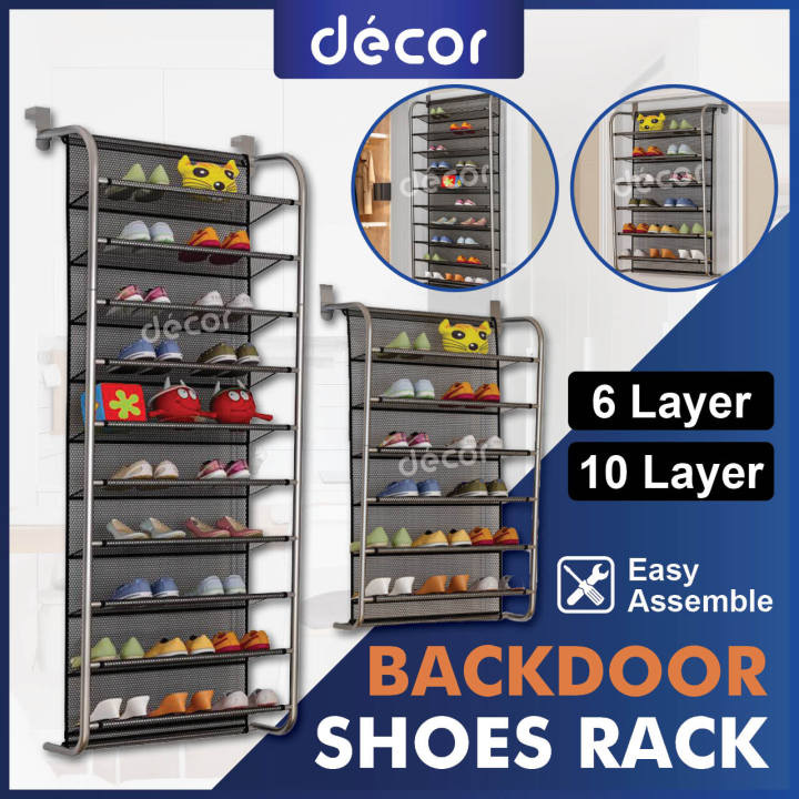 Backdoor Shoes Rack Wall Mounted Racking Storage Shoe Cabinet Wall ...