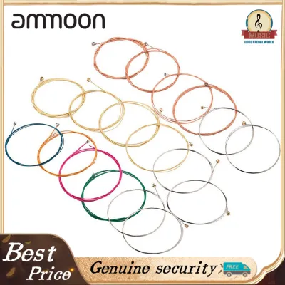 3 Sets of Acoustic Folk Guitar String Set Strings Stainless Steel Wire Core Copper Alloy Wound 6pcs/set (.007-.047)