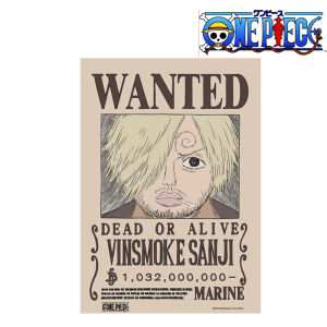 Poster Wanted Sanji A3 - Lệnh Truy Nã Đầu Bếp Băng Mũ Rơm 1.032 Tỷ Belly