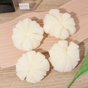 4pcs Bath Bubble Ball Exfoliating Scrubber Soft Shower Mesh Foaming Sponge Body Pumpkin Bath Ball Bathroom Accessories New