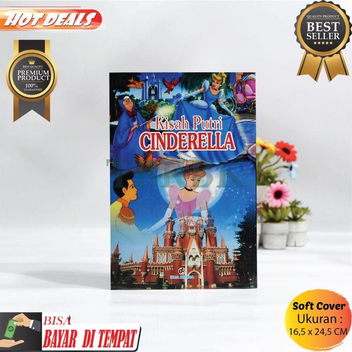 Buku Dongeng Anak Kisah Putri Cinderella Dua Media Buku Cerita Anak Bergambar Berwarna Murah