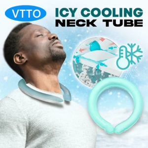 VTTO Icy Cooling Neck Tube Cool Freeze Neck Cooler Band Reusable Summer Outdoor Sports Running Cycling Cold Collar Ice Cushion Chill