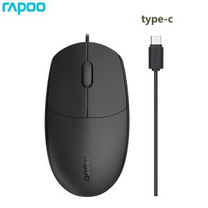 Rapoo N100C Type-C Wired Mouse For Mobile Phones Tablets Laptops Macbook