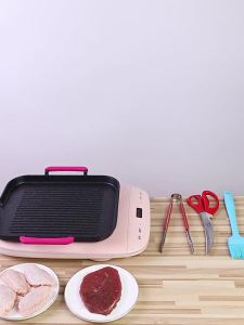 [GVD5]Electric Grill  Tabletop BBQ with Large Non-stick Hot Plate