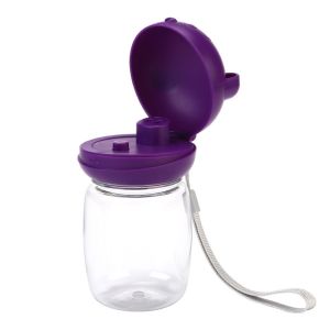 SDFSF 350ml Pet Water Bottle Leakproof Foldable Pet Drinking Cup Dog Supplies Plastic Pet Feeding Bowl for Dogs Cat