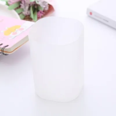 Tempat Alat Tulis Transparan / Desk Organizer Tabung Transparan AT0024