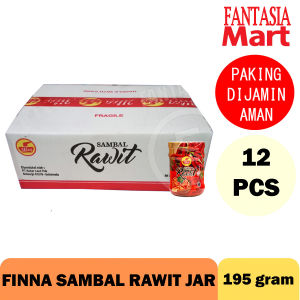 FINNA ANEKA SAMBAL JAR 195 GRAM DUS PER 1X12 PCS FANTASIA DENGAN PAKING AMAN