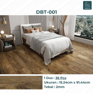 Paldu ID - Stiker Lantai Floor Vinyl 1 Dus 36pcs 91.4cmX15.2cm Tebal 1-2mm Dengan Lem High Quality