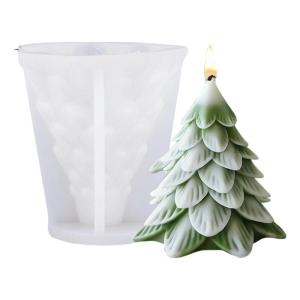Giáng sinh cây khuôn mẫu đúc khuôn mẫu khuôn Silicone trang trí khuôn mẫu thạch cao khuôn mẫu nhựa Epoxy khuôn mẫu