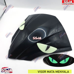 Visor beat f1 esp 2015-2016 Mata Nyala Stiker Timbul