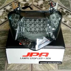 STOPLAMP BELAKANG MIO GT MIO J LED JPA LAMPU STOP BELAKANG LED PLUS SEIN MIO J MIO GT SMOKE HITAM JPA
