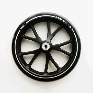 Pushchair Wheel Compatilbe Oxelo Town 7 9 Scooter 200mm Big Wheel Shopping Cart Stroller Available PU Material 87A Hardness