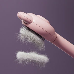 💕 Store opening 💕 Multi-Function Removes Undercoat Dog Cat Brush Massages Tangled Hair Brush Pet Hair Comb Self Cleaning Pet Grooming Brush