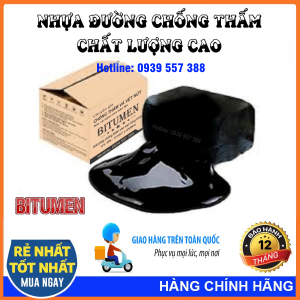 NHỰA ĐƯỜNG CHỐNG DỘT MÁI NHÀ MÁI TÔN CẦU THANG CHỐNG THẤM NHÀ CỬA THI CÔNG CÔNG TRÌNH( HỘP 10KG)