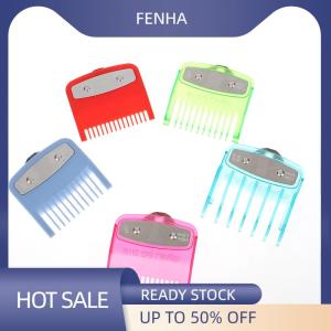 FENHA 8 Pcs Professional Hair Clipper Limit Comb Cutting Guide Combs 1.5 3 4.5 6 10 13 19 25MM Set Barber Accessories