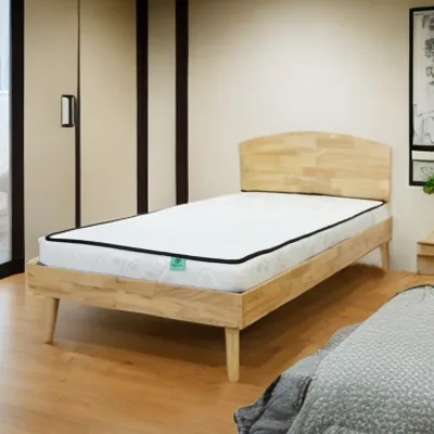 Furniture Direct MITO Full Solid Wood Queen Size Bed katil queen kayu -Natural