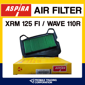 Aspira HONDA XRM 125 FI / WAVE 110R Air Cleaner Element Air Filter Motorcycle Yamaha Original Authentic Genuine
