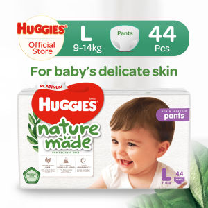 Huggies Platinum Naturemade Pants L 44s