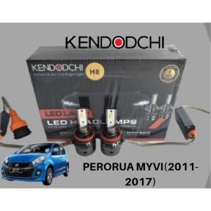 🔥READY STOCK🔥KENDODCHI 2Pcs H8 LED Car Headlight FOR PERODUA MYVI(2011-2017) product by Malaysia