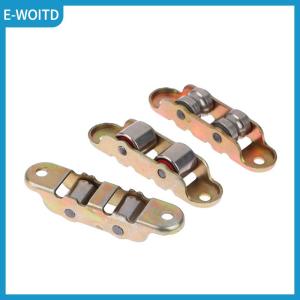 【E-WOITD】 80 Type Flat Groove Double Wheel Metal Slide Doors Window Pulley Support Bottom Sliding Roller Track Hardware Accessories