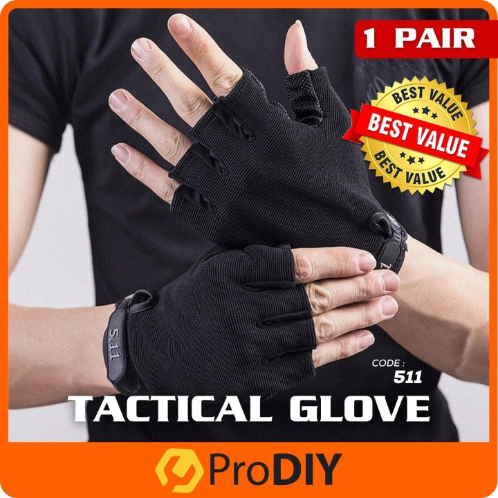 511 Multifunctional Half Finger Tactical Glove Combat Ride