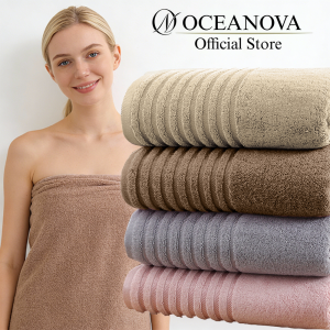 [SG Stock] Bamboo Cotton Bath Towel I Towel I Bathroom Towel I Gym Towel I Sports Towel I SuperAbsorb QuickDry soft Towel