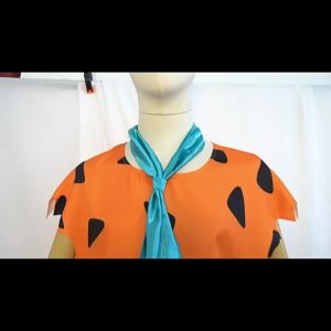 Người tiền sử hiện đại Halloween cos Quần Áo Flinstones Fred cosplay Trang phục biểu diễn sân khấu