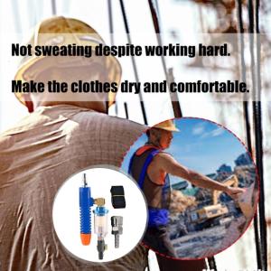 Khí nén làm mát Áo khoác linh kiện sửa chữa thiết lập với có thể điều chỉnh nhiệt độ cho sử dụng công nghiệp trong cực sưởi ấm conditio