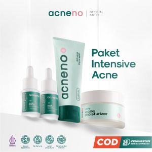 [ORI] INTENSIF JERAWAT - ACNENO | Paket Perawatan Jerawat Meradang Hormon Bruntusan
