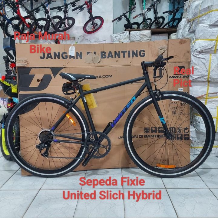 Sepeda Hybrid United Slick 700C Sepeda Fixie United Slick Sepeda