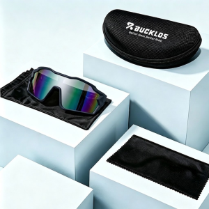 Bucklos Bike Sunglasses Sports Eyewear Ergonomic Waterproof UV Protection Outdoor
