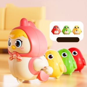 LILI TOY ic Adsorption Chicken Clockwork Toys Interactive Movable Anime Chicken Wind-up Toy Creative Cute Swing Walk Crawling Toys Kids Children