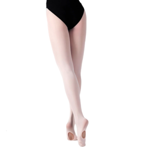 Trẻ em nhung quần bó ba lê gia cố ngón chân pantyhose snagging bằng chứng thiết kế màu trắng cổ điển xà cạp mặc thoải mái