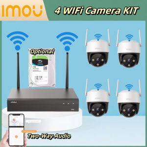 IMOU CCTV 5MP NVR 4/8 Channel Package Wireless CCTV Camera Package Full Color Two-way Talk Kit WIFI Outdoor Camera Set