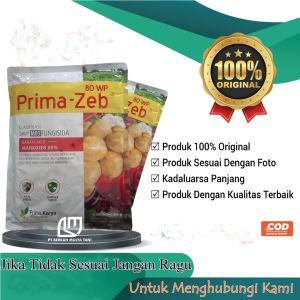 Fungisida  Primazeb 80 wp Obat Pertanian mankozeb Kemasan 800 Gram