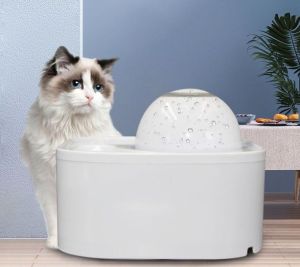 2.5LCat Water Fountain Cat Water Feeder Automatic Feeder Cat drinking water  filter pet accessories