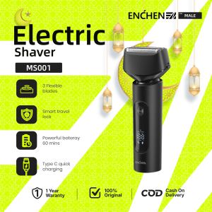 ENCHEN MS001 Shaver IPX7 Waterproof Alat Cukur Elektrik Pencukur Jenggot