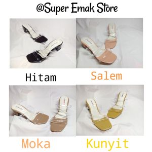 Sepatu Wanita High Heels 5 cm Terbaru - Sepatu Wanita Hak Tahu Motif Jelly - Sepatu Wanita Murah - Sepatu Hak Tahu Jelly