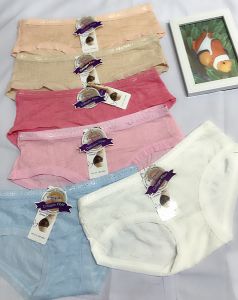 Quần Lót Nữ Thun Bông ép Phối cotton 1214 Freesize (45-50Kg Bảng chọn SIZE tham khảo) - Quần Chip Nữ chất thun co dãn thoải mái mềm mại thoáng mát nhiều màu đẹp