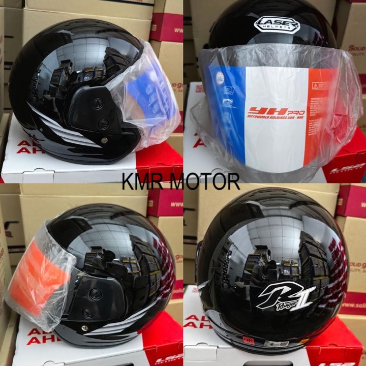 LASER RANGER HELMET OPEN FACE WITH VISOR BIGER SIZE SEEMS LIKE 61CM ...