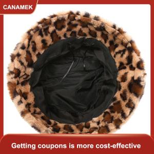 【CANAMEK】 Mũ khuôn mặt mùa đông của phụ nữ in báo nhỏ mũ của ngư dân mũ bồn tắm nhiệt đa năng của phụ nữ mũ xô sang trọng