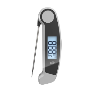 Foldable Digital Thermometers For Grilling Baking Cooking High Precise Sensors Less Temperature Probe