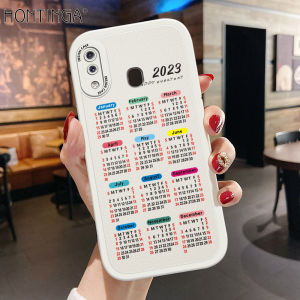 Hontinga Casing Case For Samsung Galaxy A22 A23 A30 A31 A32 A33 5G 4G Case New 2023 Calendar leather Soft Silicone Phone Case Full Cover Camera Protection Cases Shockproof Back Cover Phone Casing Softcase For Girls